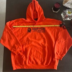 Che Guevara SSUR PLUS Rebel Army Official Garment Hoodie Sweatshirt XXL Orange